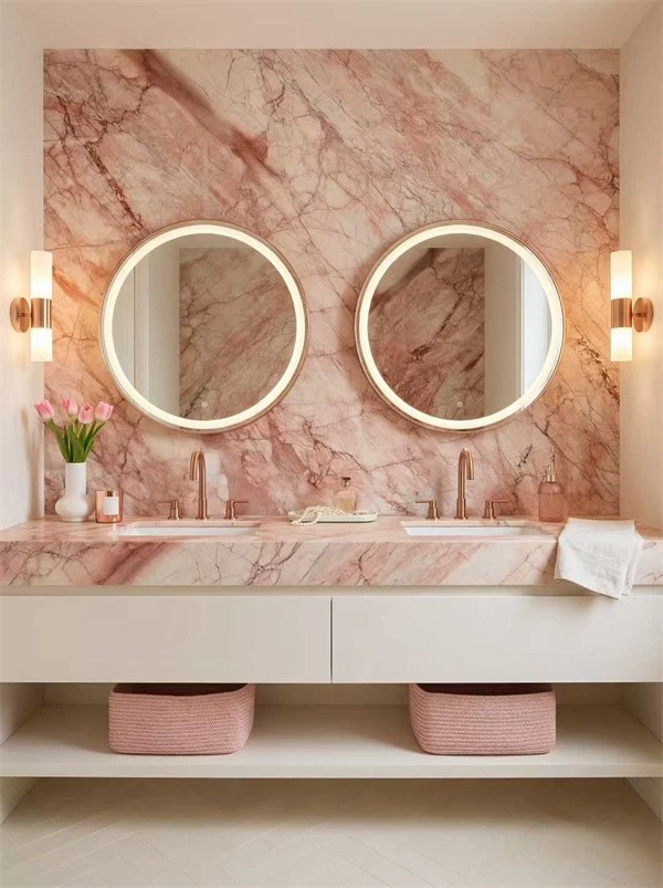 Pink Marble Tiles For Apartment Pink Marble Tiles For Apartment