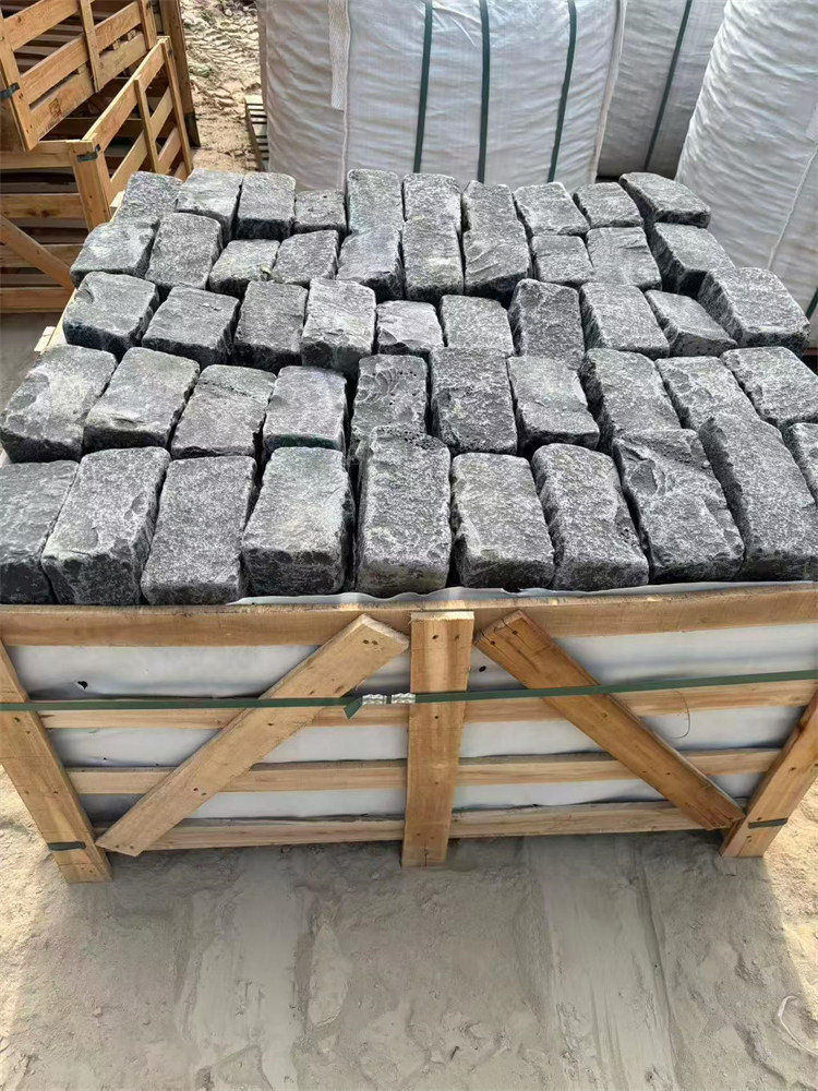 natural split and tumbled black basalt natural split and tumbled black basalt