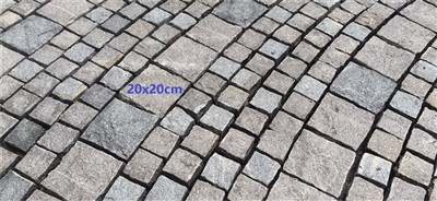 Porfüürist kivikuubikud avalike tööde jaoks